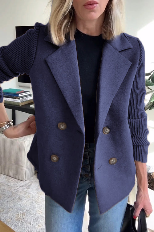 Harper | Relaxed Open-Front Blazer for Women in Blue