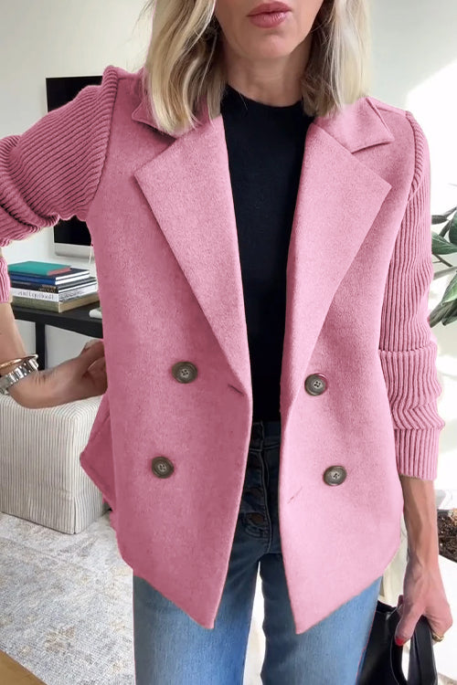 Harper | Relaxed Open-Front Blazer for Women in Pink
