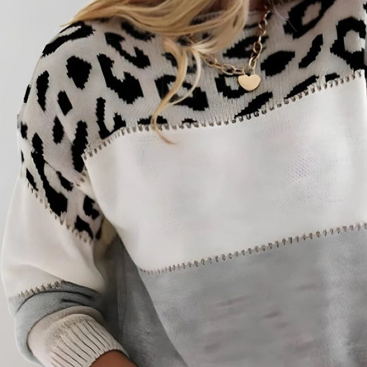 Greer | Leopard Print Sweater for Women