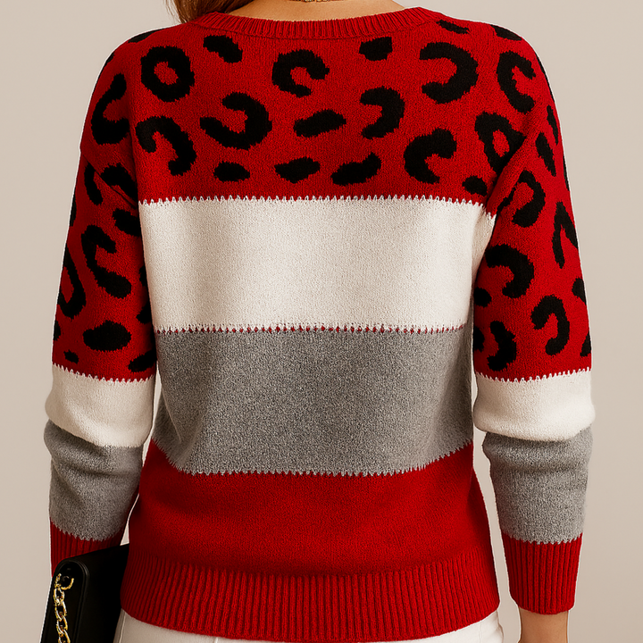 Greer | Leopard Print Sweater for Women