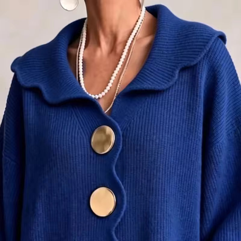 Wren | Ribbed Button-Front Cardigan for Women