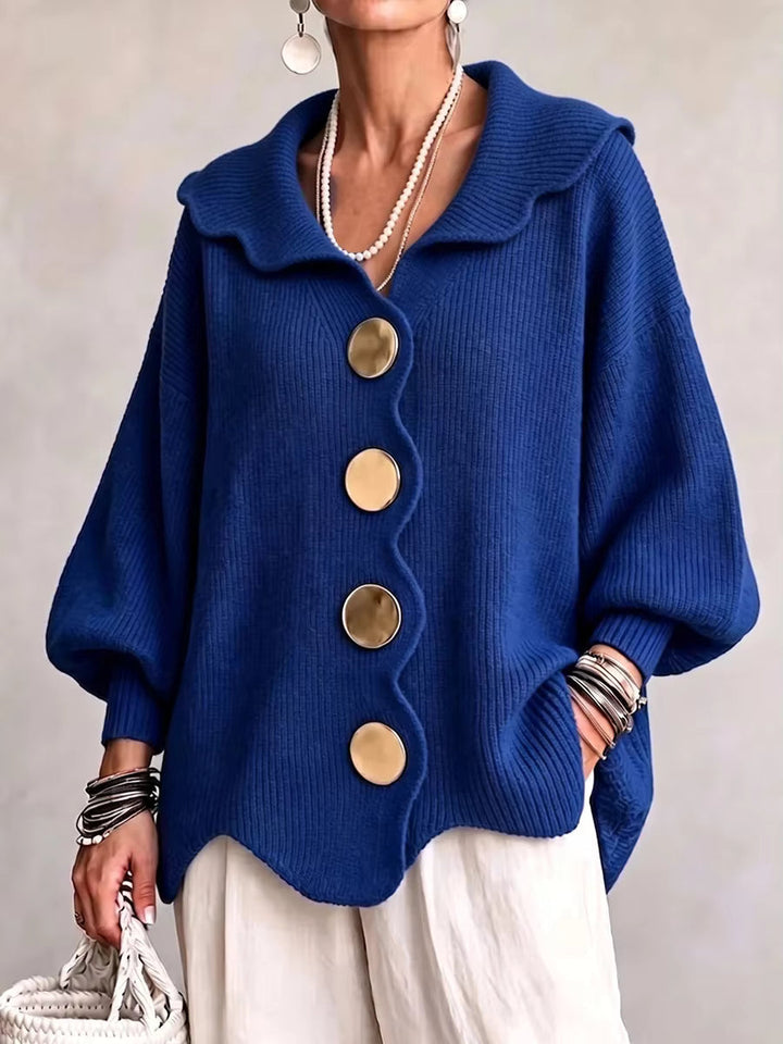 Wren | Ribbed Button-Front Cardigan for Women