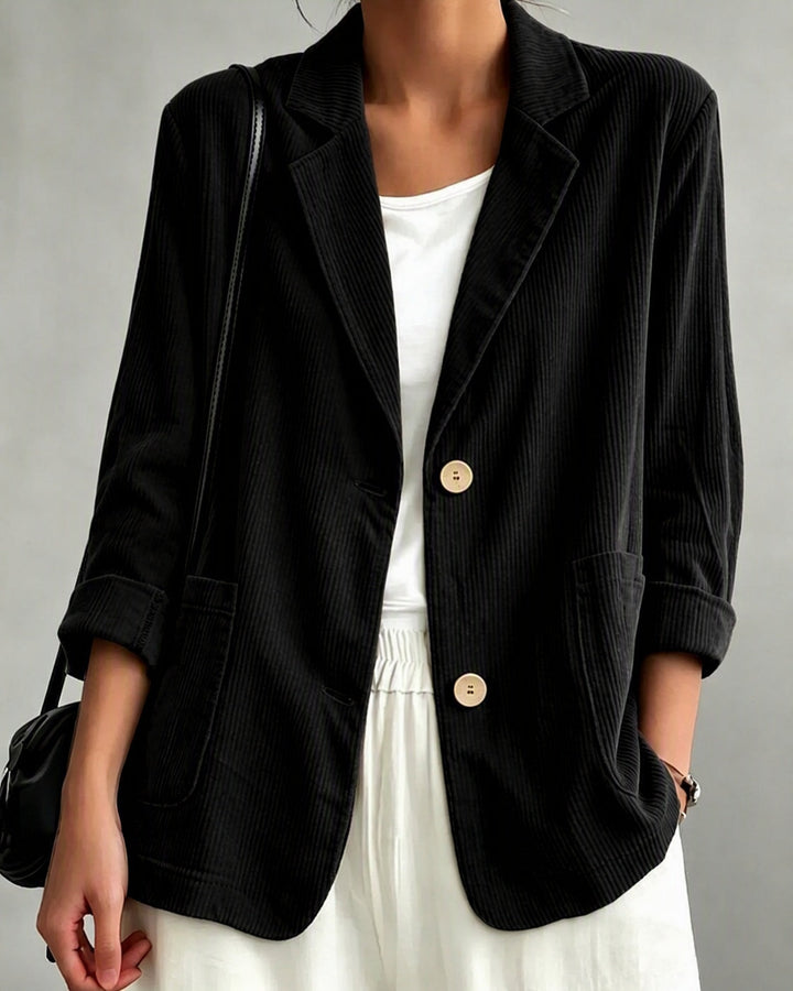 Sloane | Single-Breasted Blazer for Women in Black