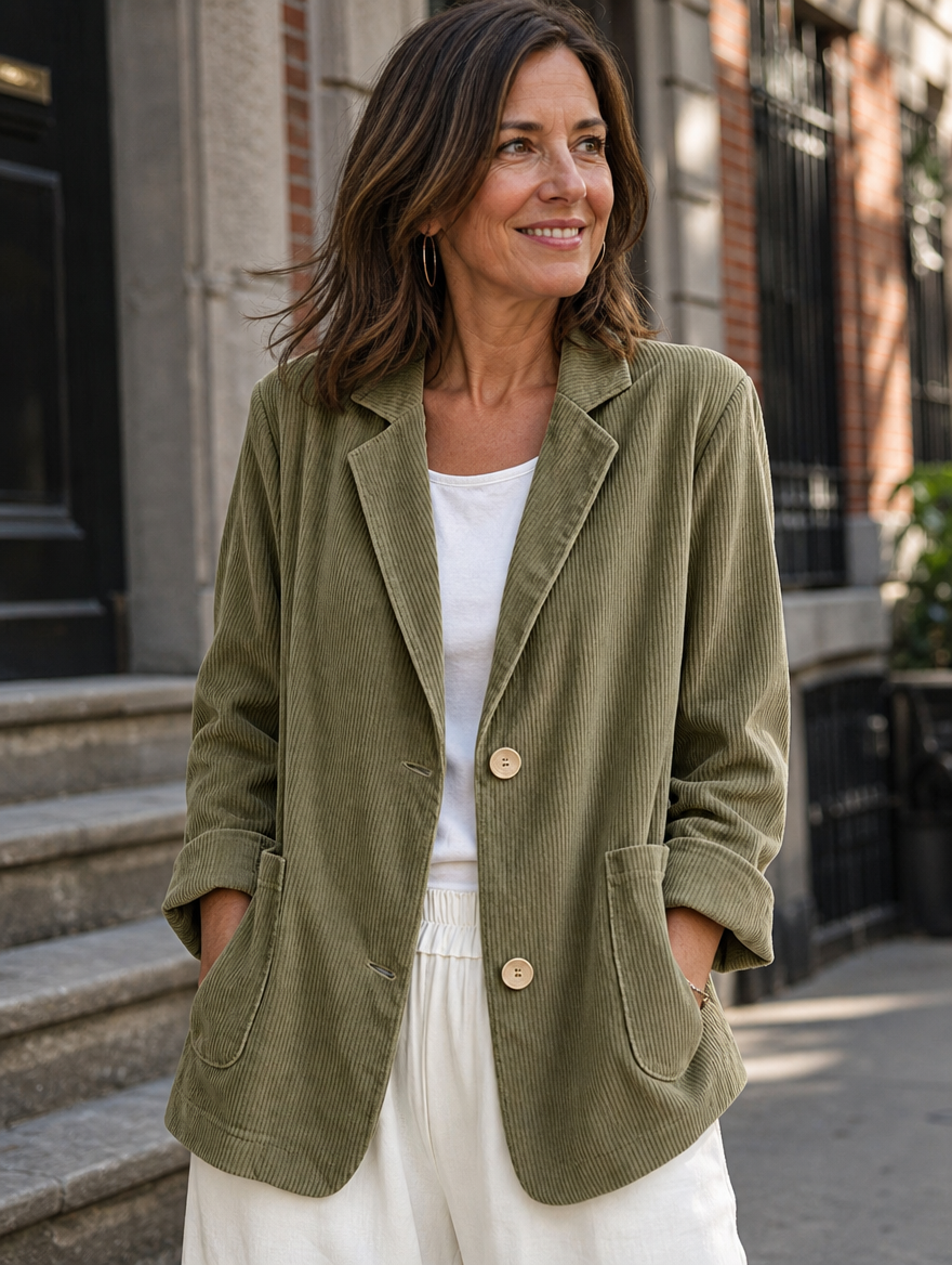 Vera | Notched-Lapel Blazer for Women