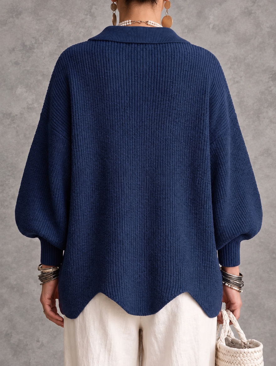 Edie | Oversized Button-Front Cardigan for Women
