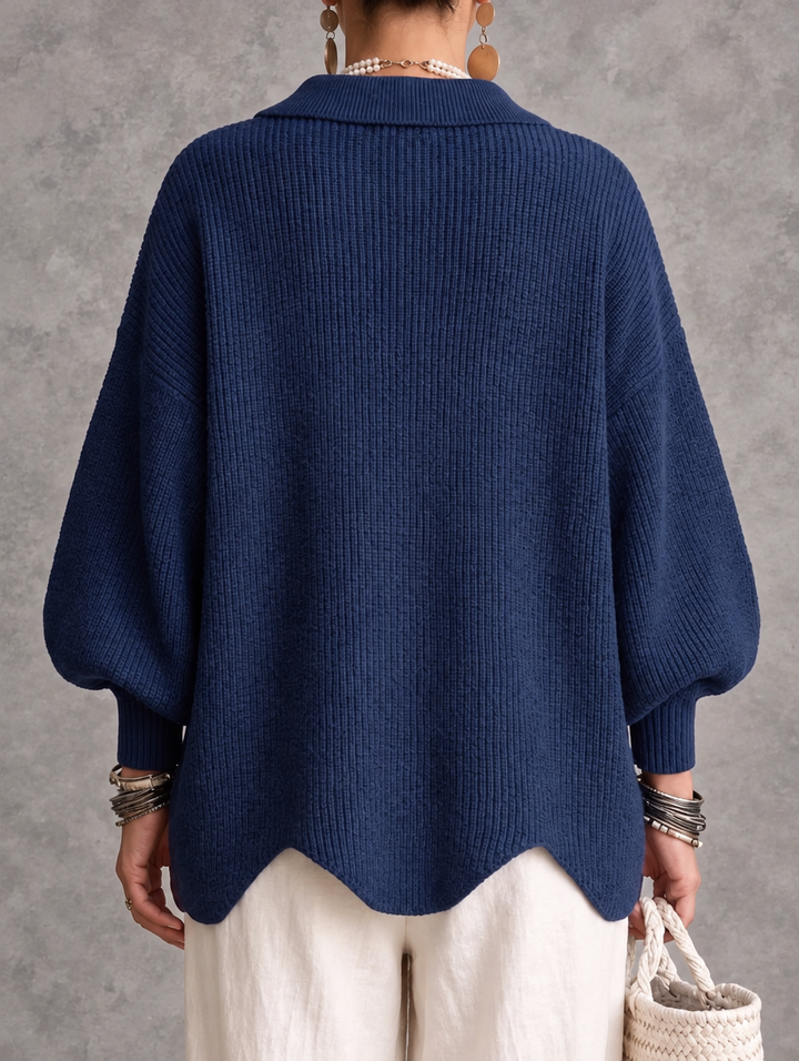 Edie | Oversized Button-Front Cardigan for Women