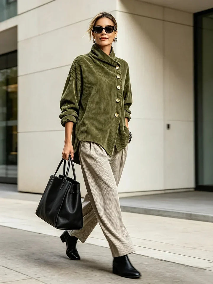 Livia | High-Collar Tunic Top for Women